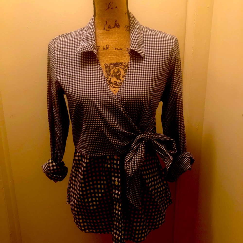 😎Tie front button down bundle 3/4/$15
